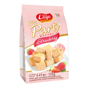 Party wafers strawberry 250G Party wafers strawberry 250G