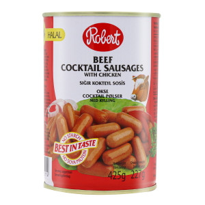 ROBERT BEEF COCKTAIL SUSAGE 400G ROBERT BEEF COCKTAIL SUSAGE 400G
